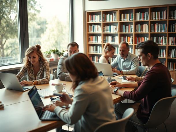 Personen, die Laptops nutzen